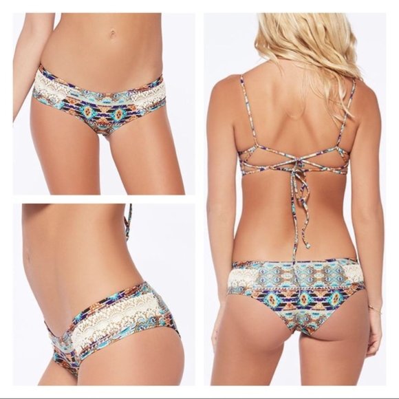 l*space Other - NWT L*Space Tribal & Lace Bitsy Cut Bikini Bottom